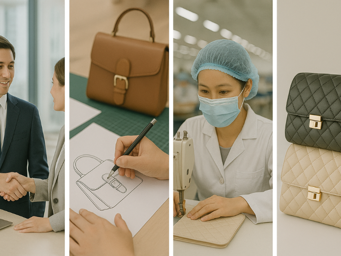 ขั้นตอนสั่งผลิตกระเป๋าแบบ OEM จากจีน